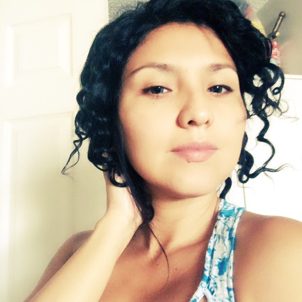 Red medium brown wig